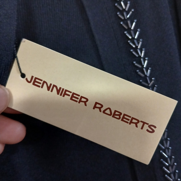 Jennifer Roberts Women's Open Front Cardigan Size L - Picture 5 of 8